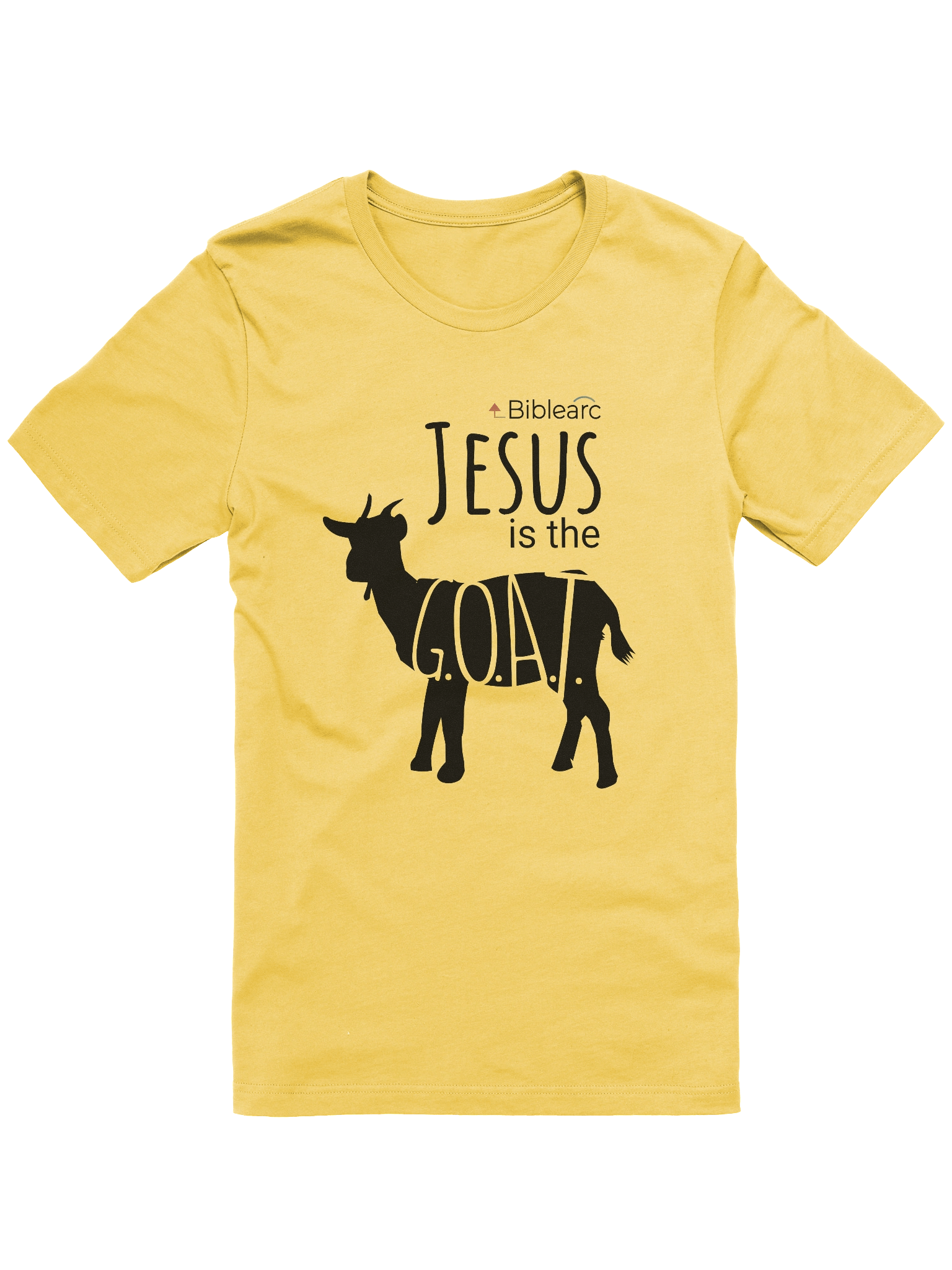 Jesus is the G.O.A.T. T-Shirt (Light Colors) product image (1)