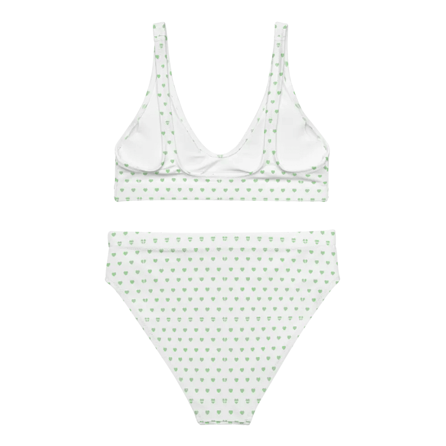 Pastel Heart Seamless Pattern High Waisted Bikini - V7 product image (2)
