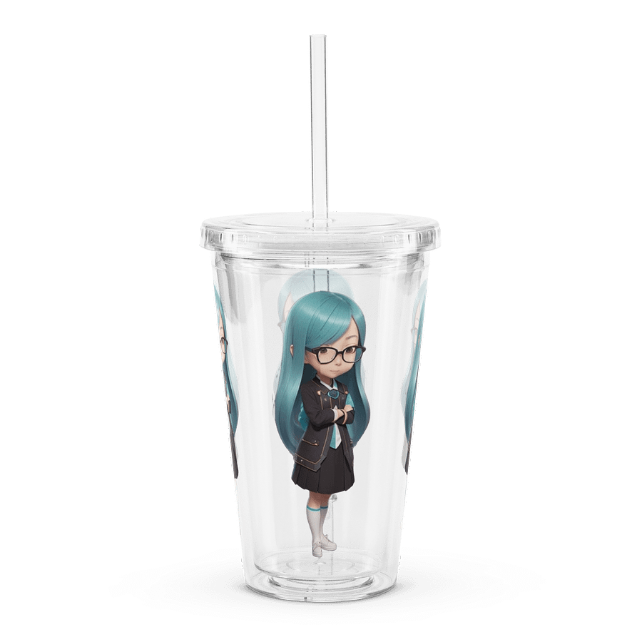 (Aqua CHIBI) K Clear Plastic Tumbler product image (2)