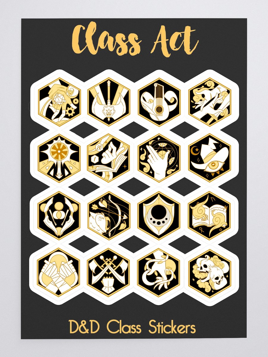 CLASS ACT D&D Sticker Set product image (3)