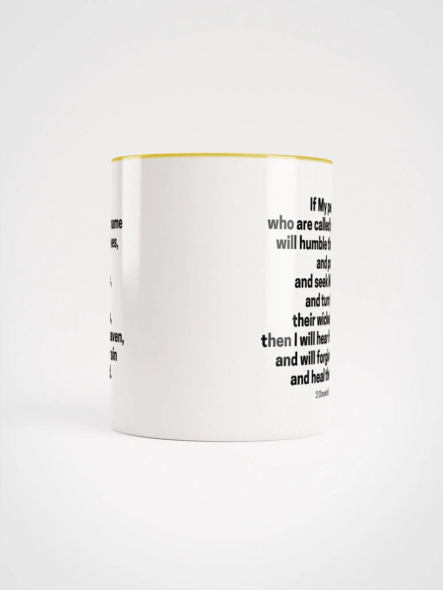 If My People Who Are Called By My Name 2 Chronicles 7:14 Design 2 Two-Tone Mug 11/15oz product image (5)