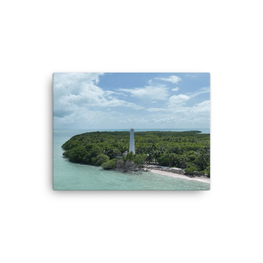 “End of the Road – Punta Allen Lighthouse” | Canvas Print product image (1)