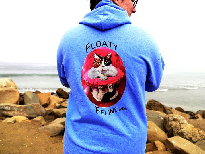 Floaty Feline Hoodie product image (1)