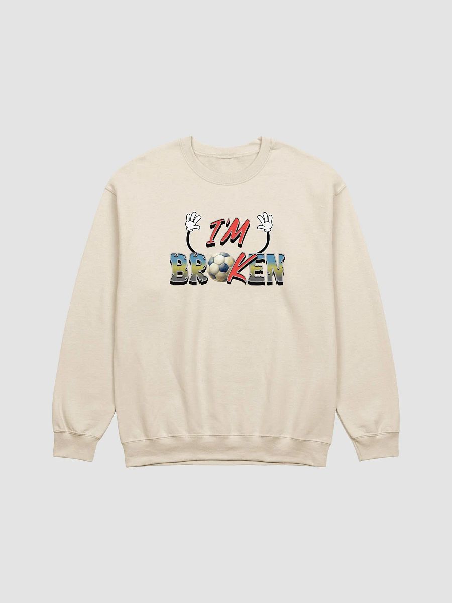 Im Broken Soccer Ball Playful Crewneck Sweatshirt product image (17)