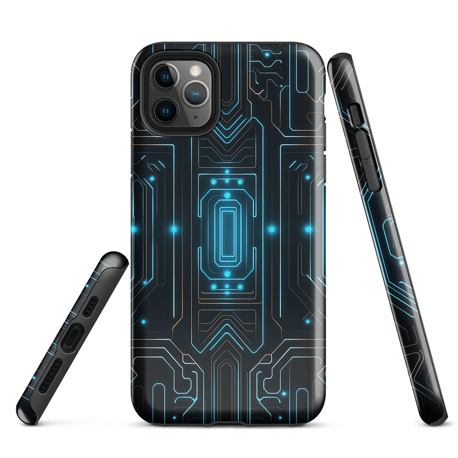 Futuristic Circuit Board iPhone® Tough Case product image (3)