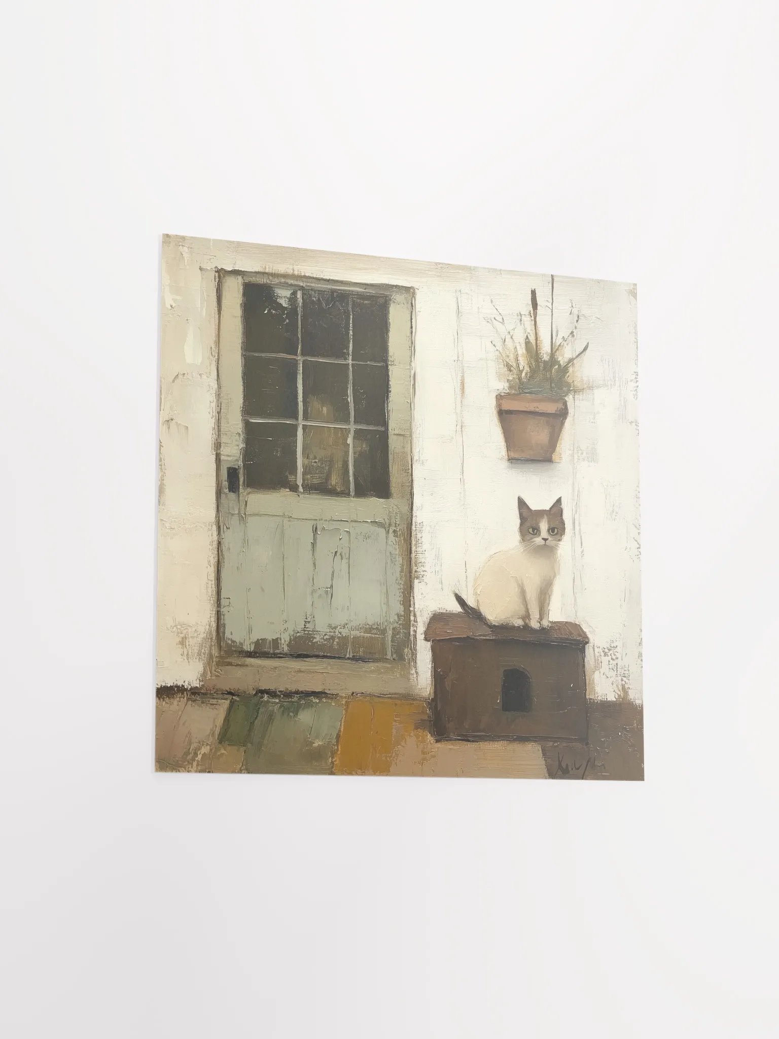 Farmhouse Sky: Porch Cat Art Print product image (3)