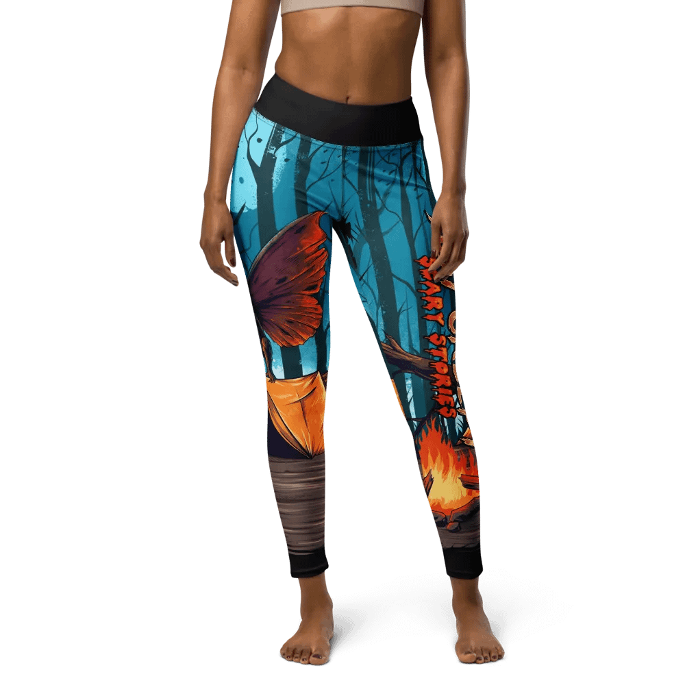 Eerie MothMan Forest Yoga Leggings product image (4)
