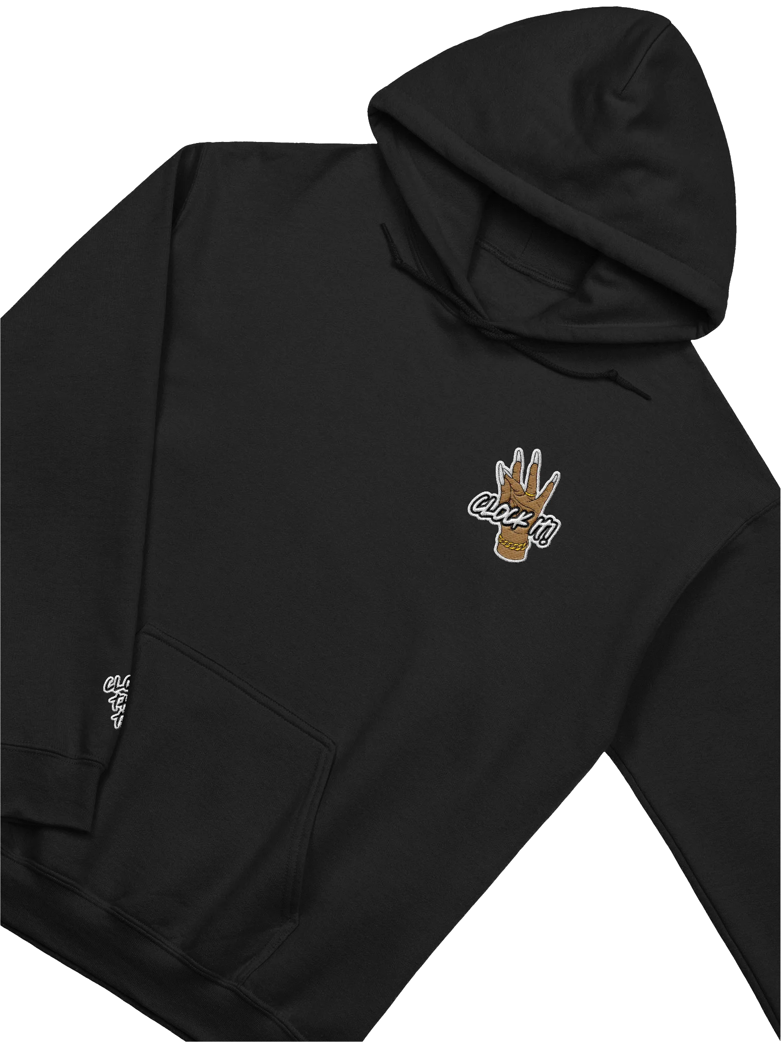 Clock That Tea Embroidered Hoodie product image (3)