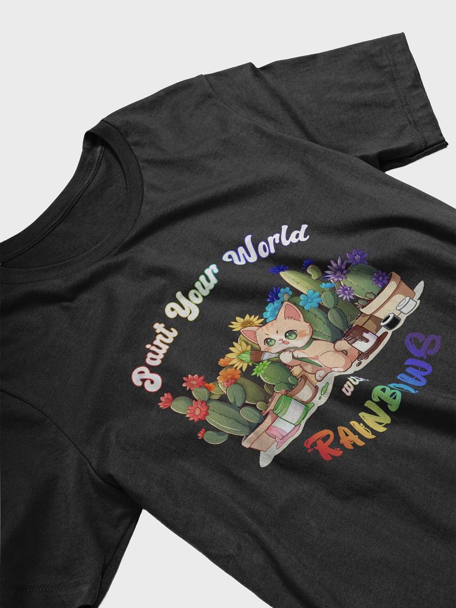 Rainbow Kitten Artist T-Shirt product image (4)