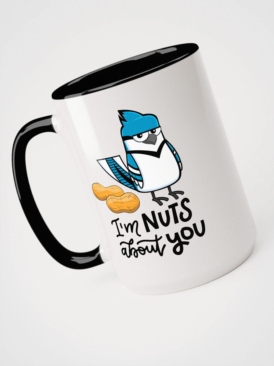 Nuts About You Blue Jay Bird mug product image (14)
