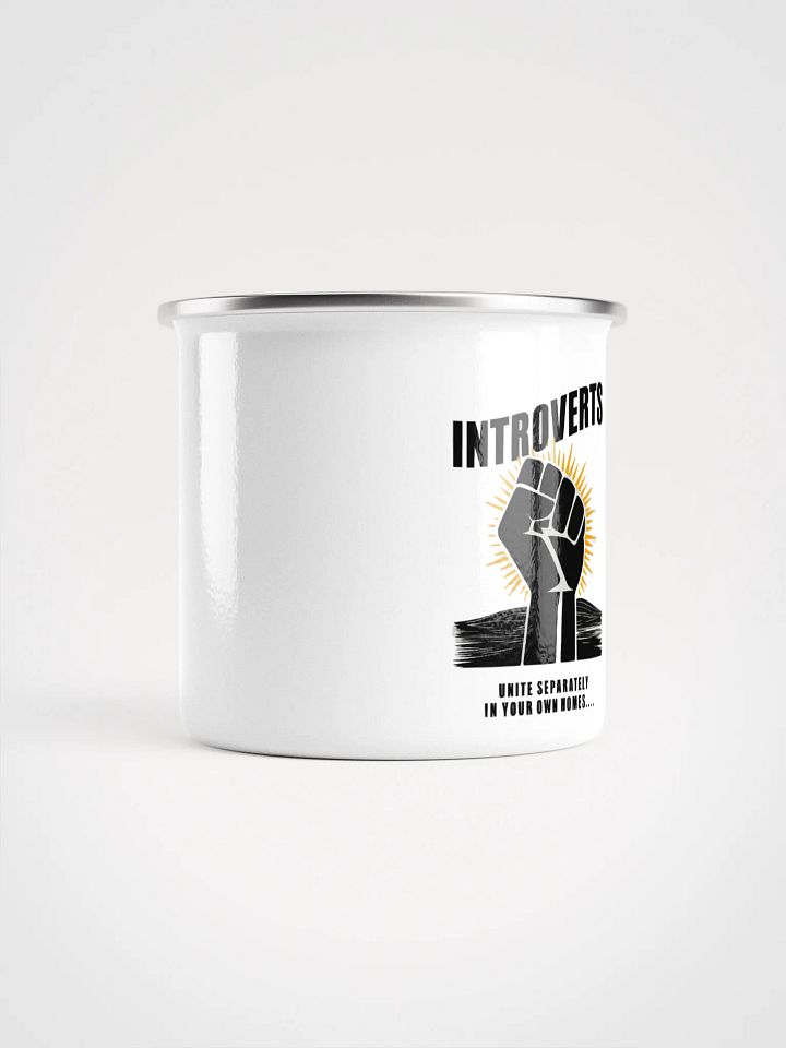 Introverts Unite Enamel Mug product image (2)