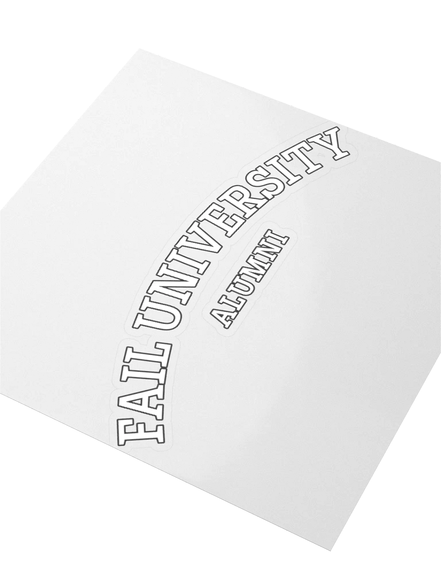 Fail University Sticker product image (3)