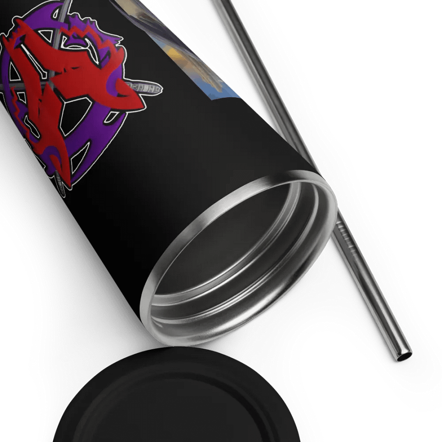 Wolvaren Stainless Tumbler w/Straw product image (12)