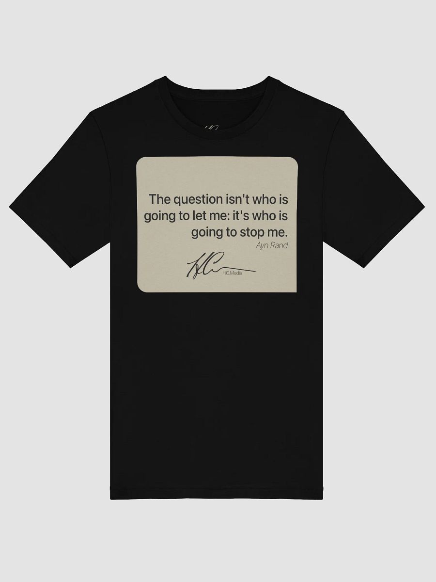 Ayn Rand Q1 - T-Shirt Beige product image (5)