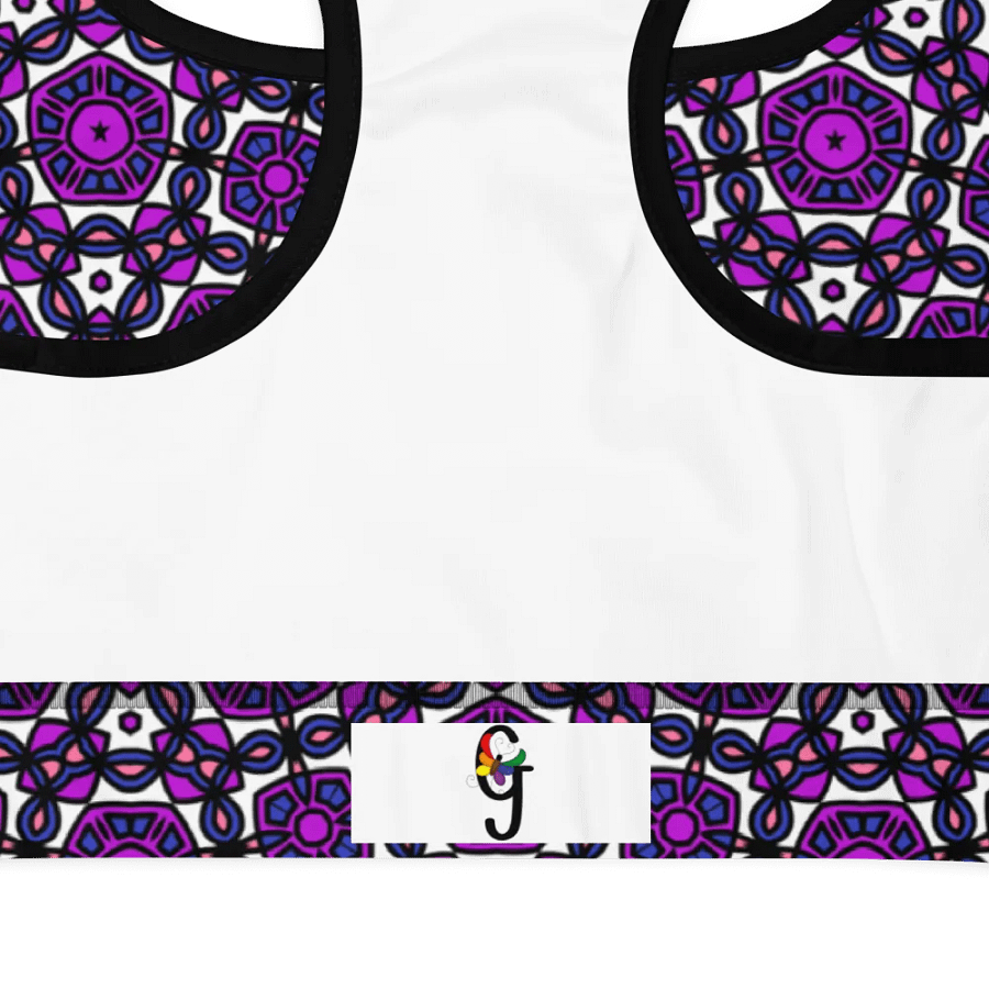 Gender Fluid Abstract (1) - Padded Sports Bra product image (8)