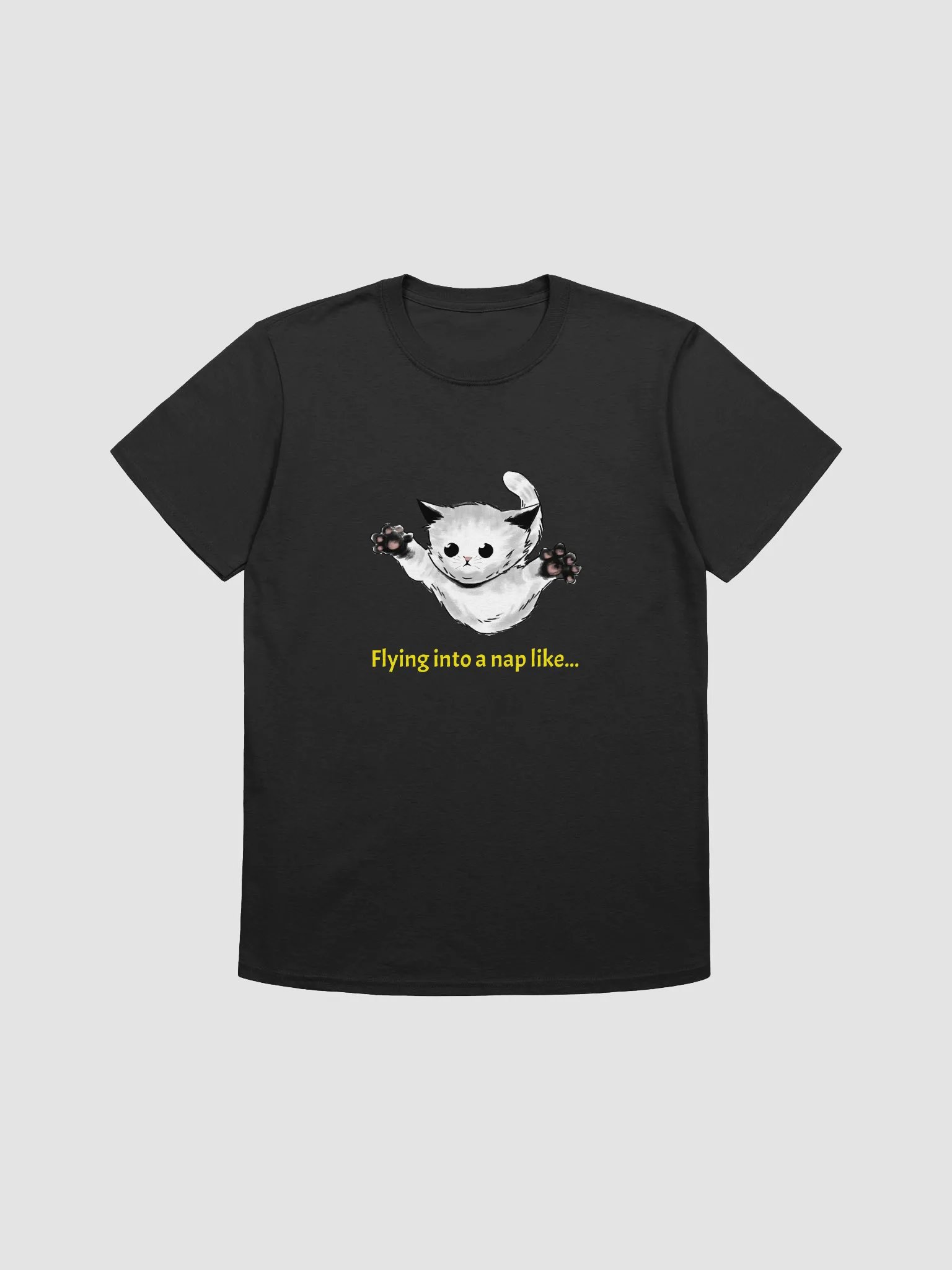 Leaping Cat Unisex T-Shirt product image (9)