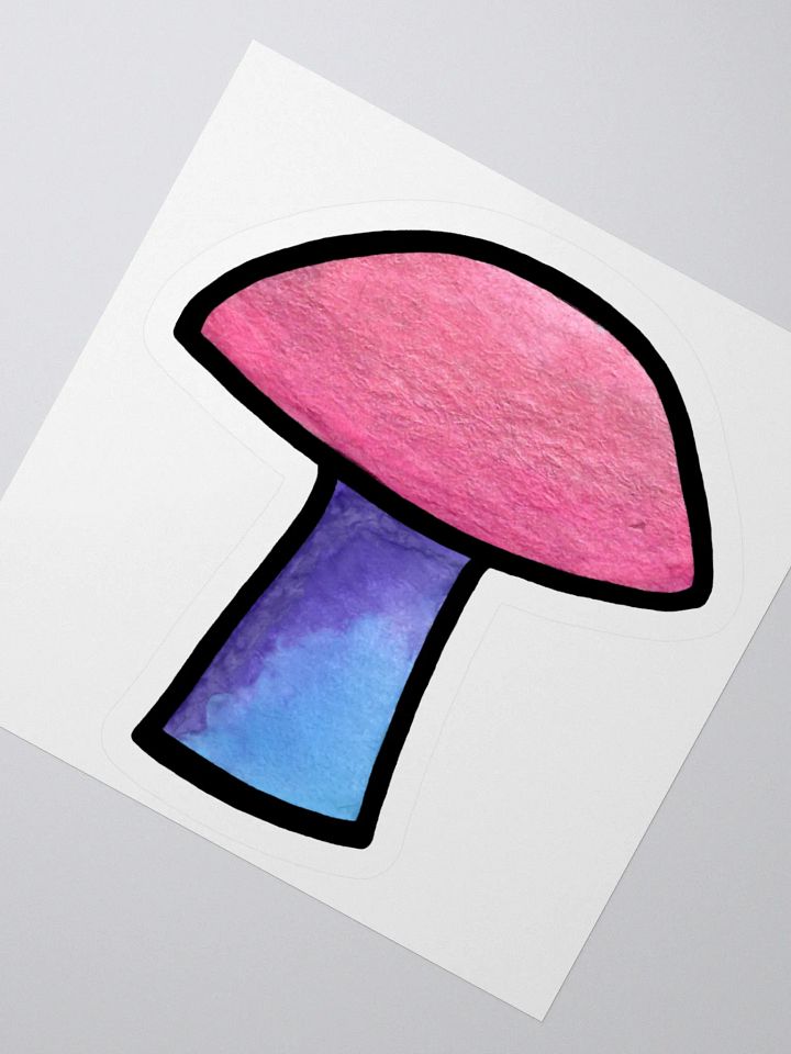 Gradient Mushie Sticker product image (5)