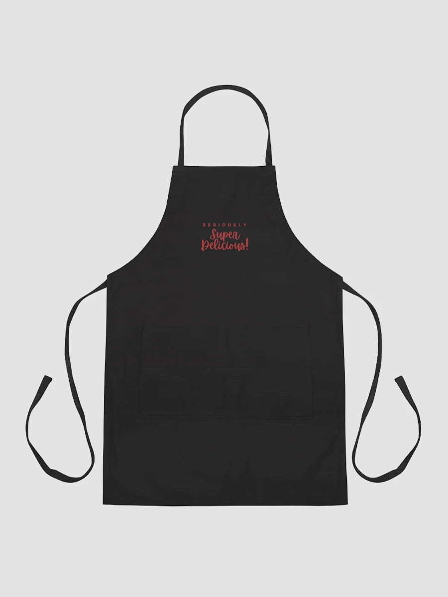 Super Delicious Embroidered Cooking Apron (Red) product image (3)