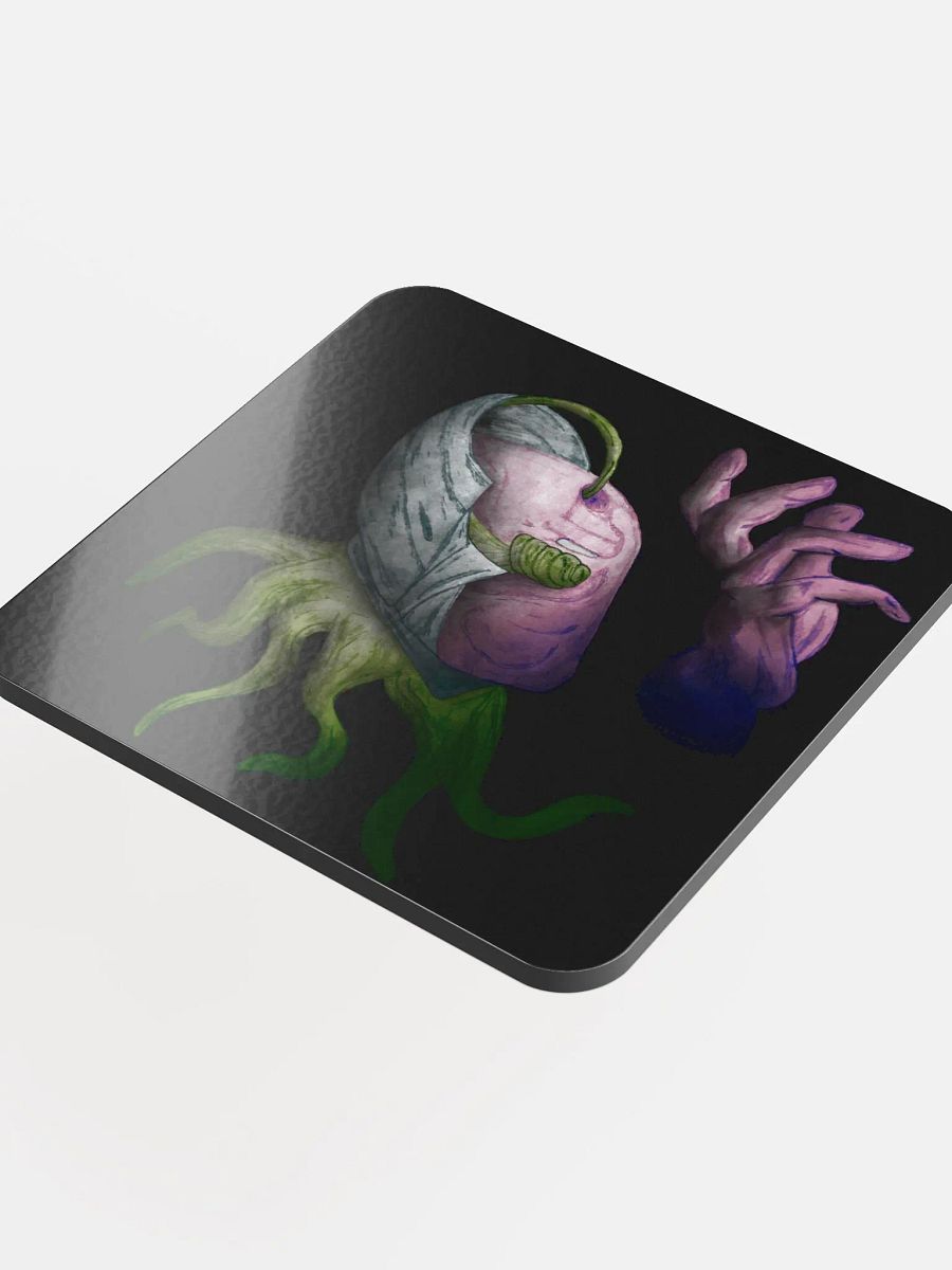 Indigo Reaper Glossed Cork Coaster product image (4)