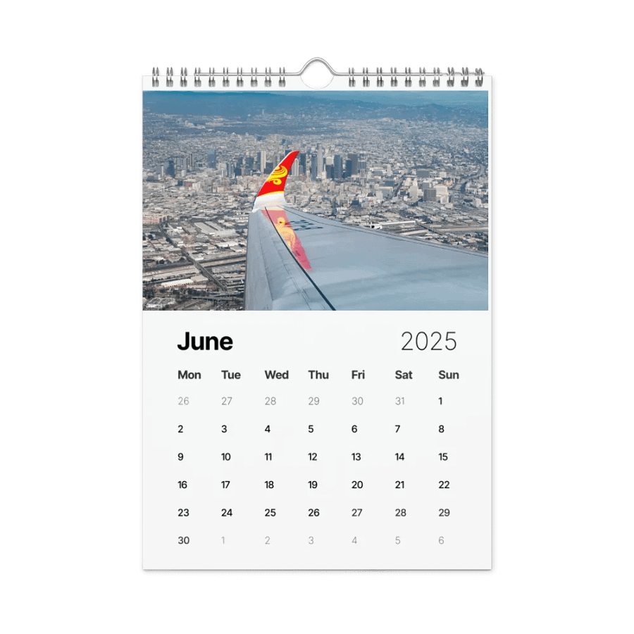 2025 Wall Calendar - Best Of: Wing Views - (A3 or A4) product image (4)