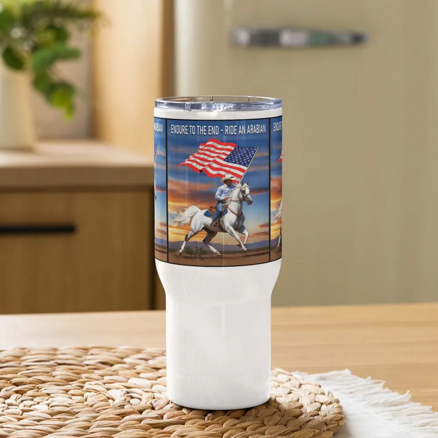 Endure to the End - Ride an Arabian Travel Mug product image (9)