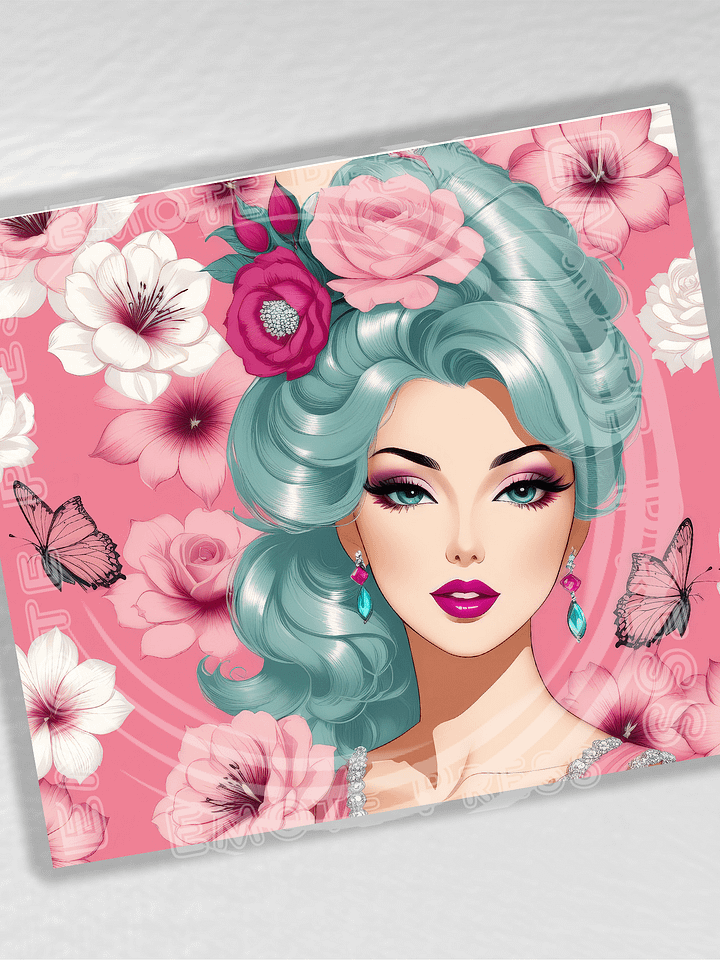 Retro 60's Glamour Girl 20 oz Stainless Steel Tumbler product image (2)