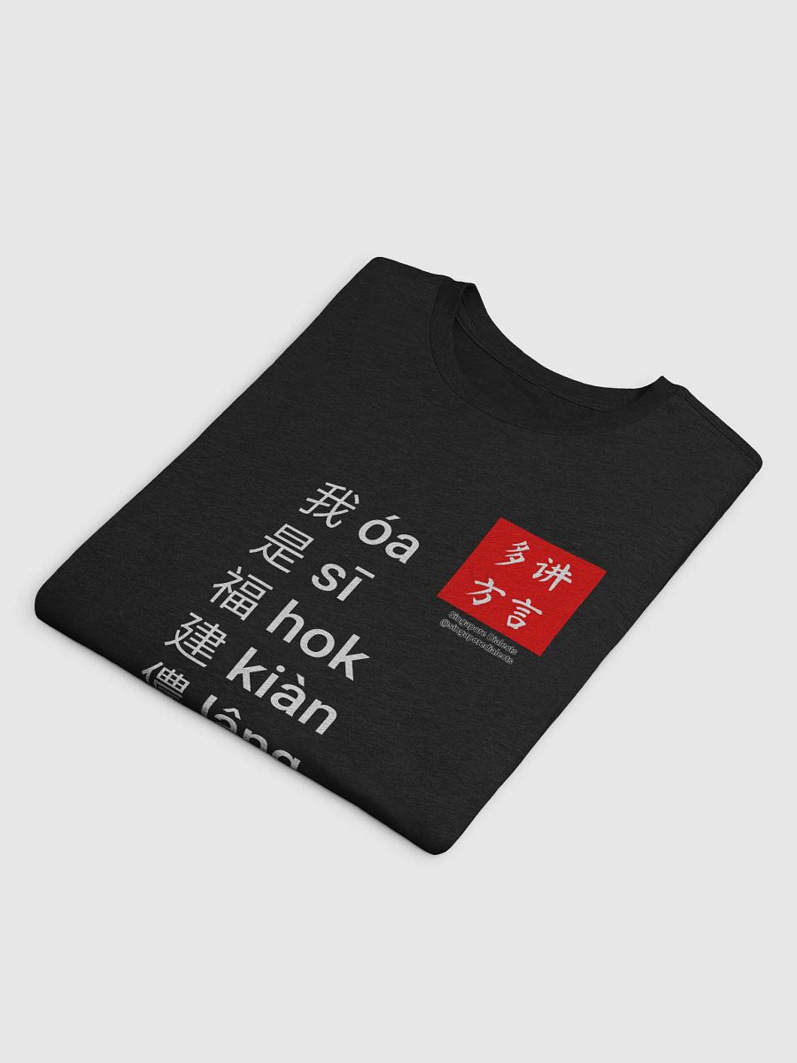 "I'm Hokkien" T-Shirt (Black/Red) [Traditional Chinese] product image (4)