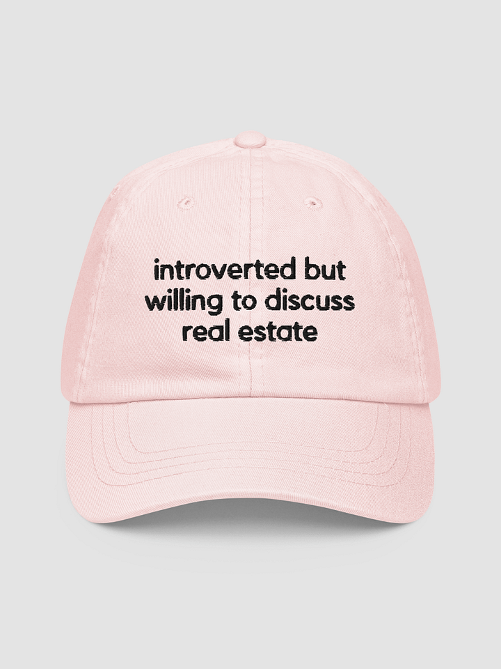 Introverted Pastel Dad Hat product image (1)
