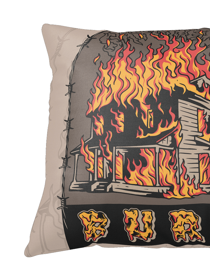 BURN Throw Pillow product image (2)