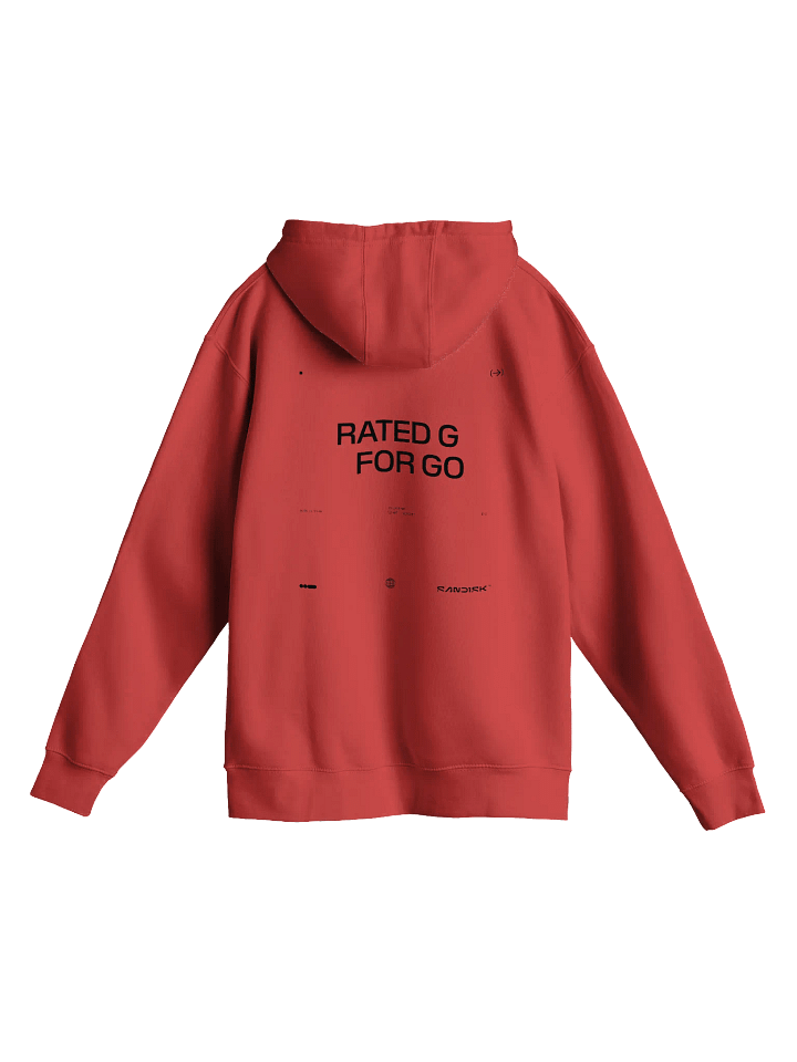 FAST FWD RED HOODIE product image (1)