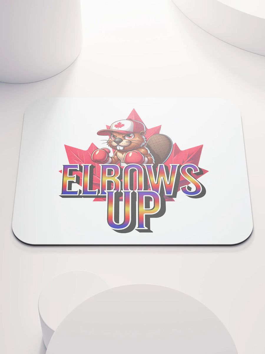 Elbow Up Maple Leaf Beaver Boxing Mauler Mouse Pad product image (2)