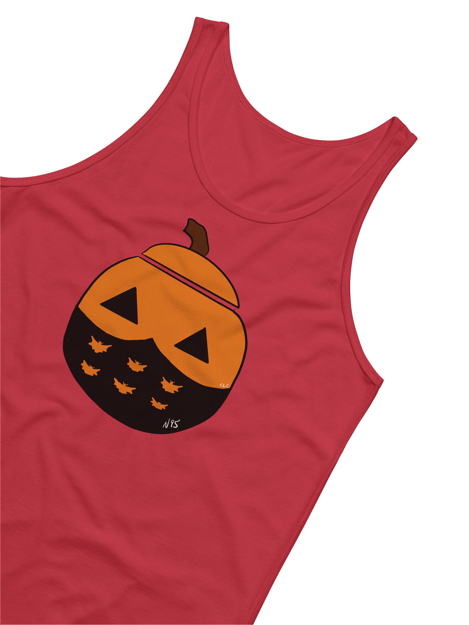 Mask-O-Lantern tank (black mask) product image (4)