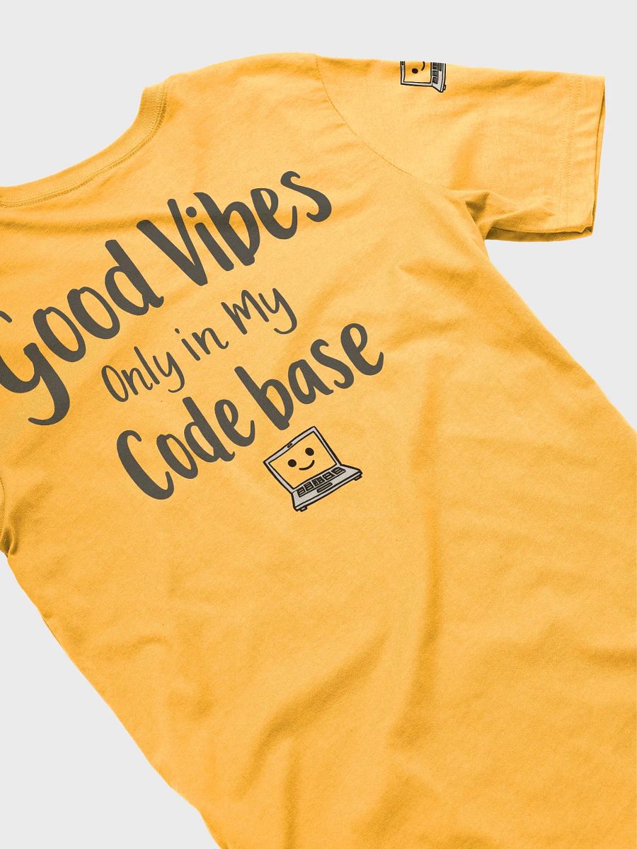 Good Vibes Codebase Tee – Supersoft & Stylish product image (5)