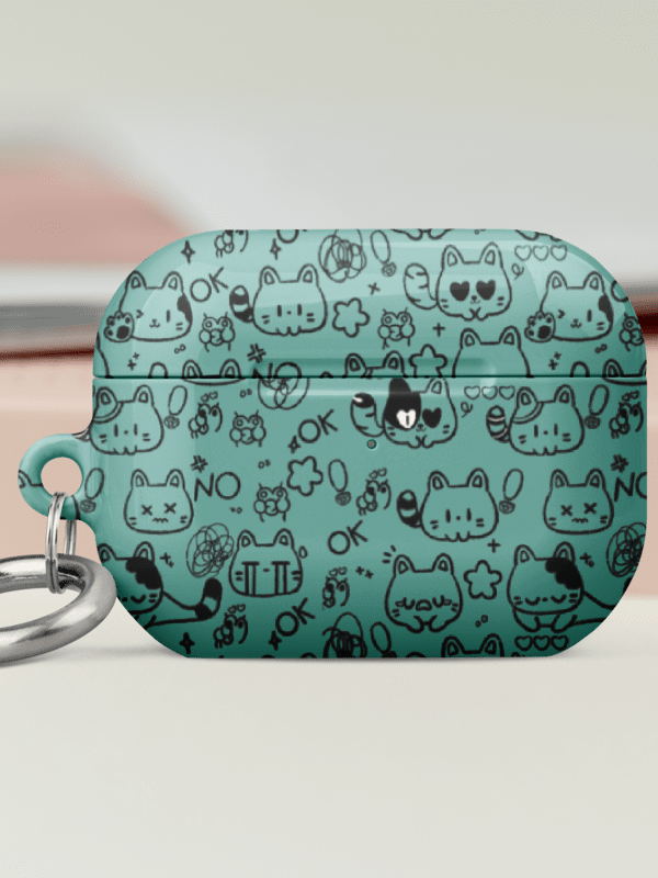 Cute Cat Doodles AirPods® Case product image (3)