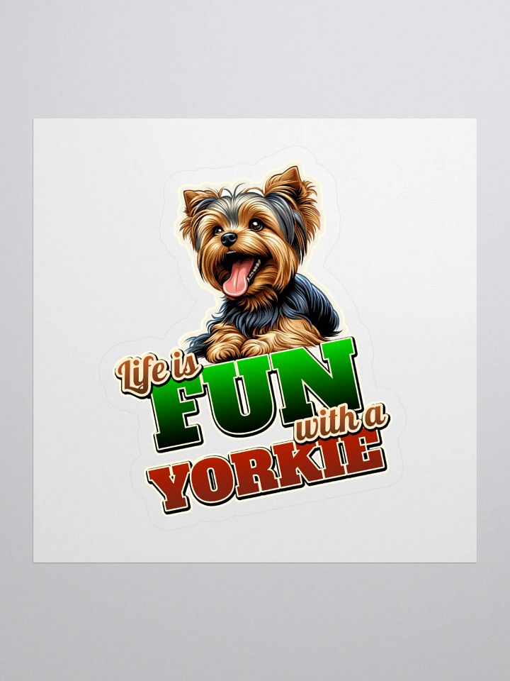 Fun with a Yorkie Sticker Set product image (1)
