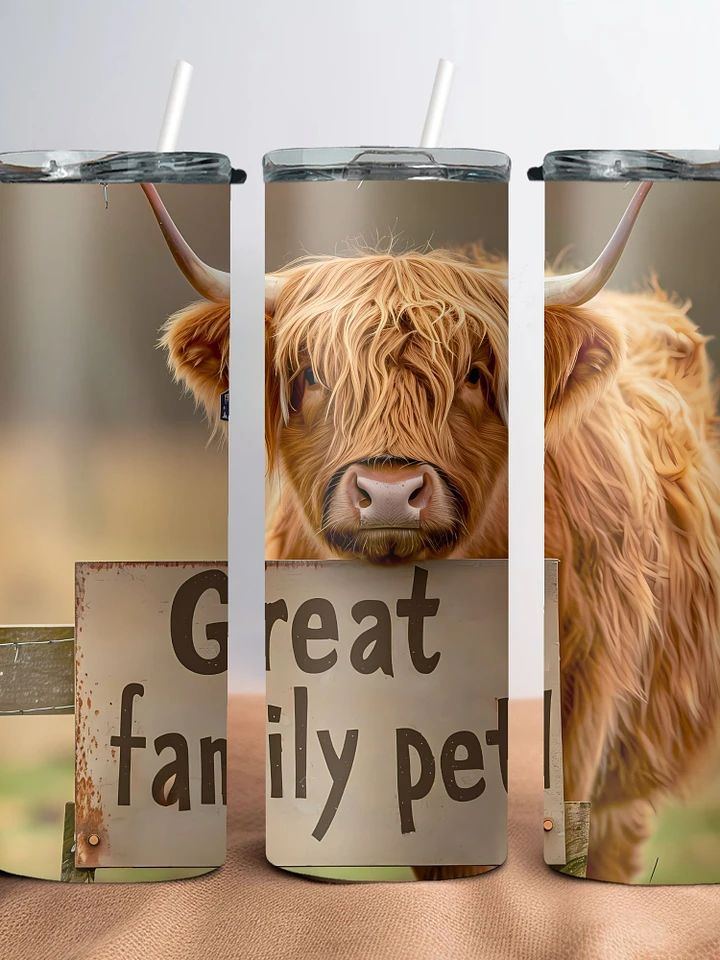 Great Family Pet - Highland Cow Tumbler product image (1)