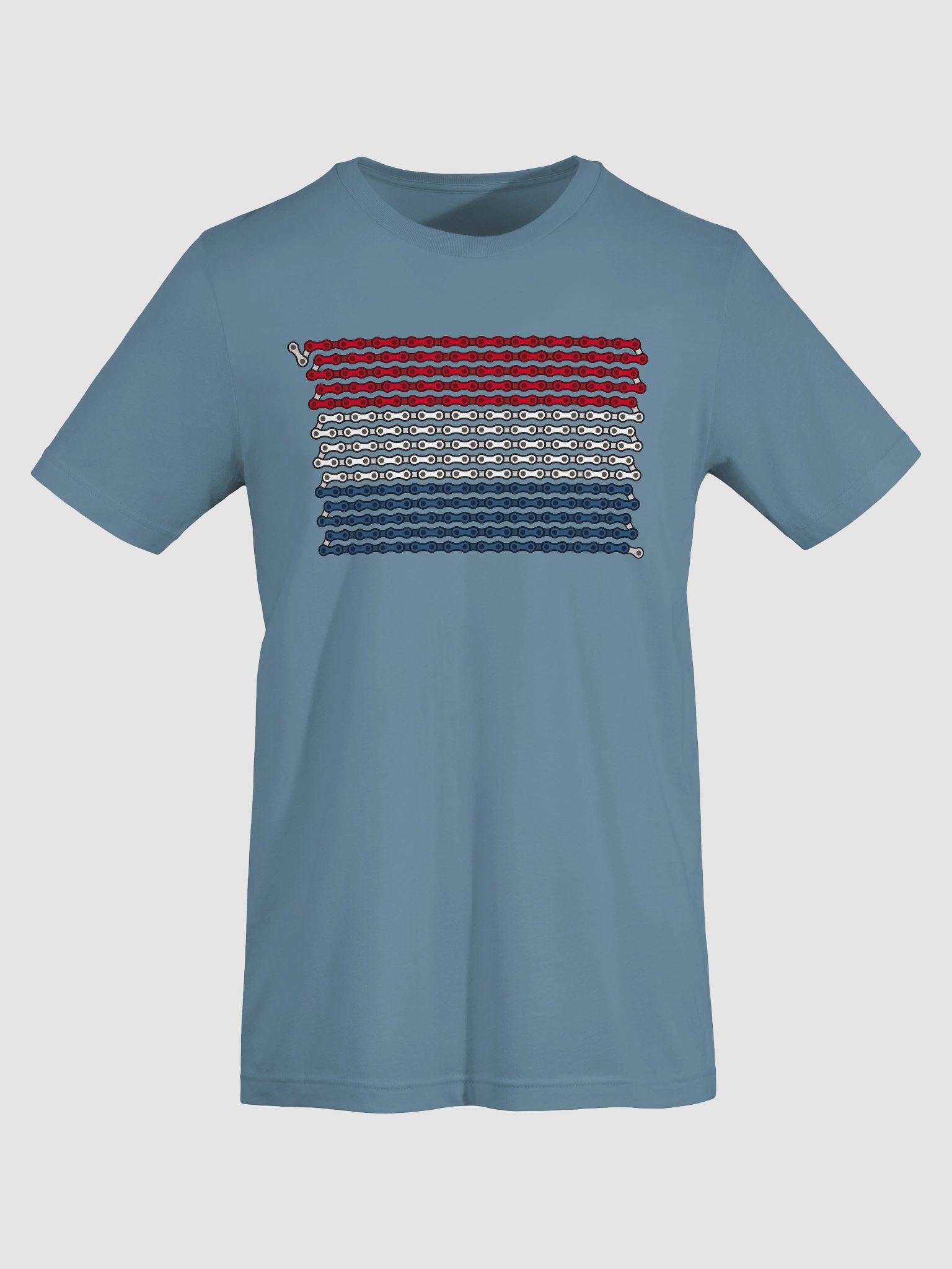 Netherlands Bike Chain Flag on Dark Color Supersoft Tee product image (3)