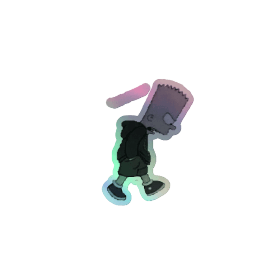 its ok not to be ok bart sticker product image (1)