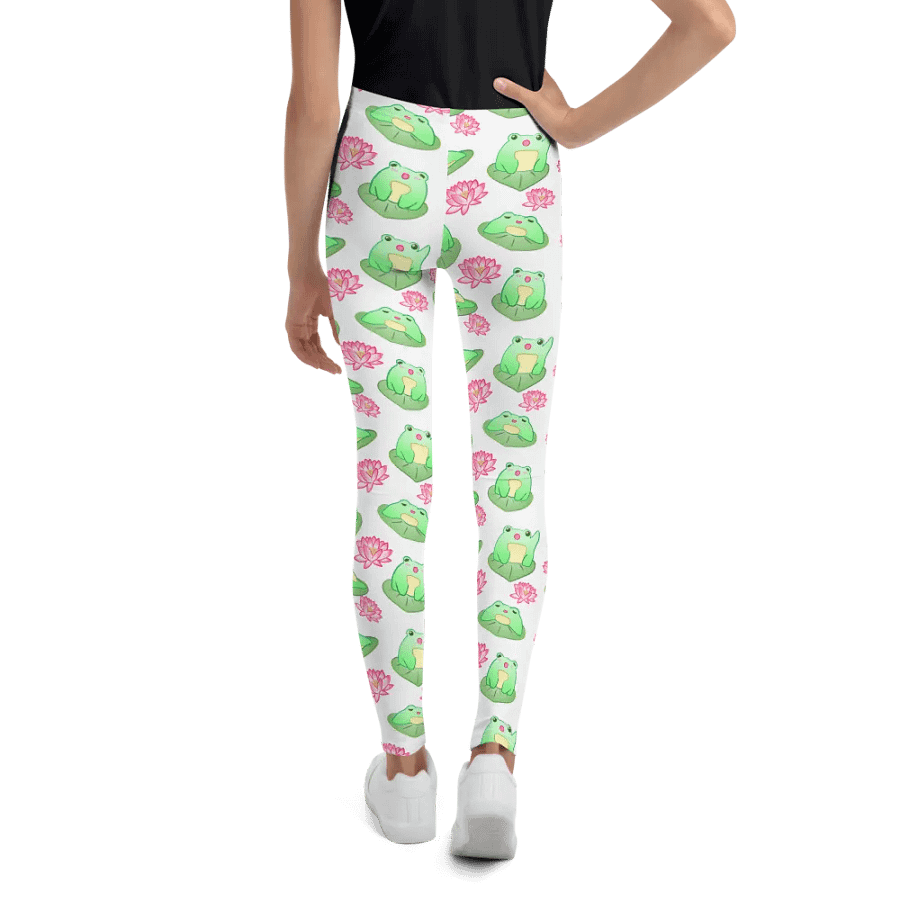 Kawaii Froggie Youth Leggings product image (3)
