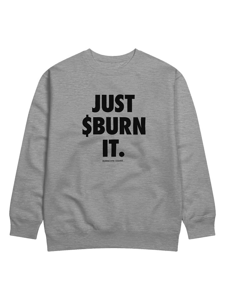 JUST $BURN IT Sweatshirt - Dark product image (15)