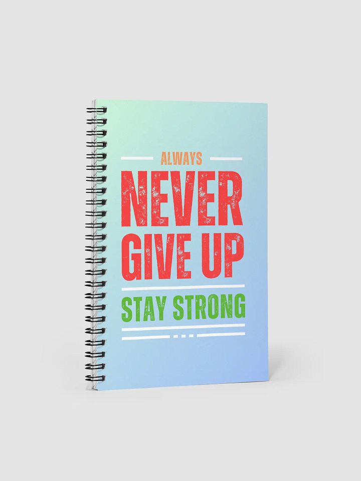 Motivational Quote Spiral Notebook product image (1)