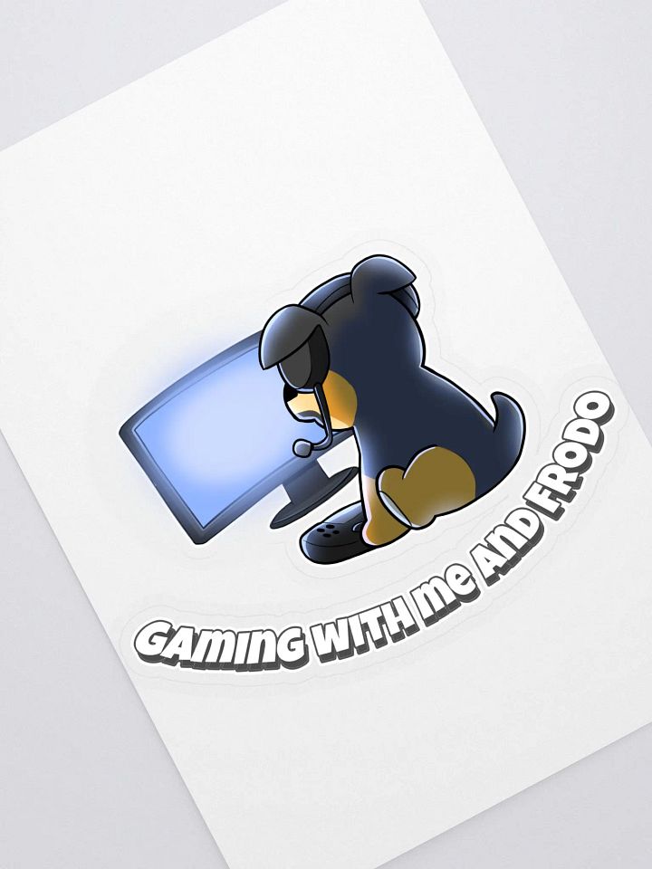 Gaming time sticker with Frodo product image (2)