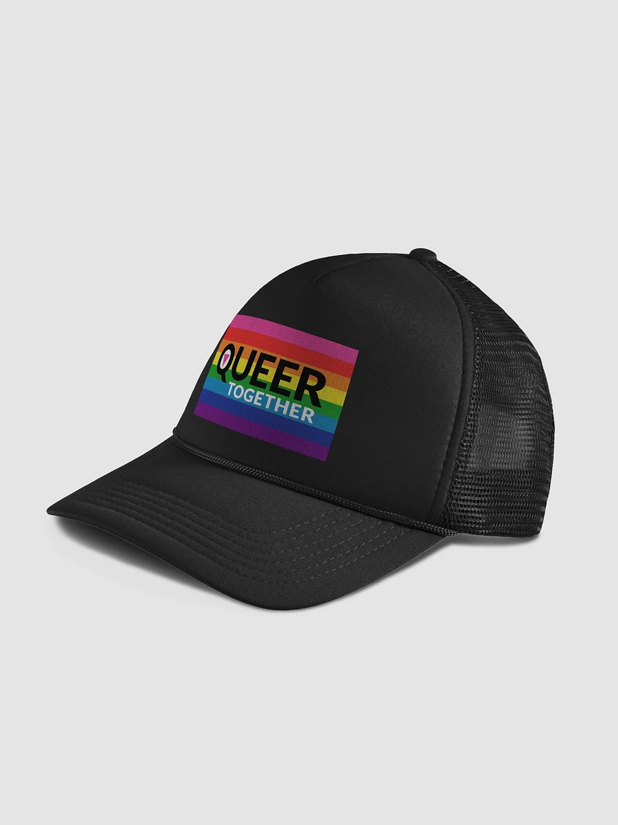 Queer Together Rainbow Pride Flag - Trucker Hat product image (4)