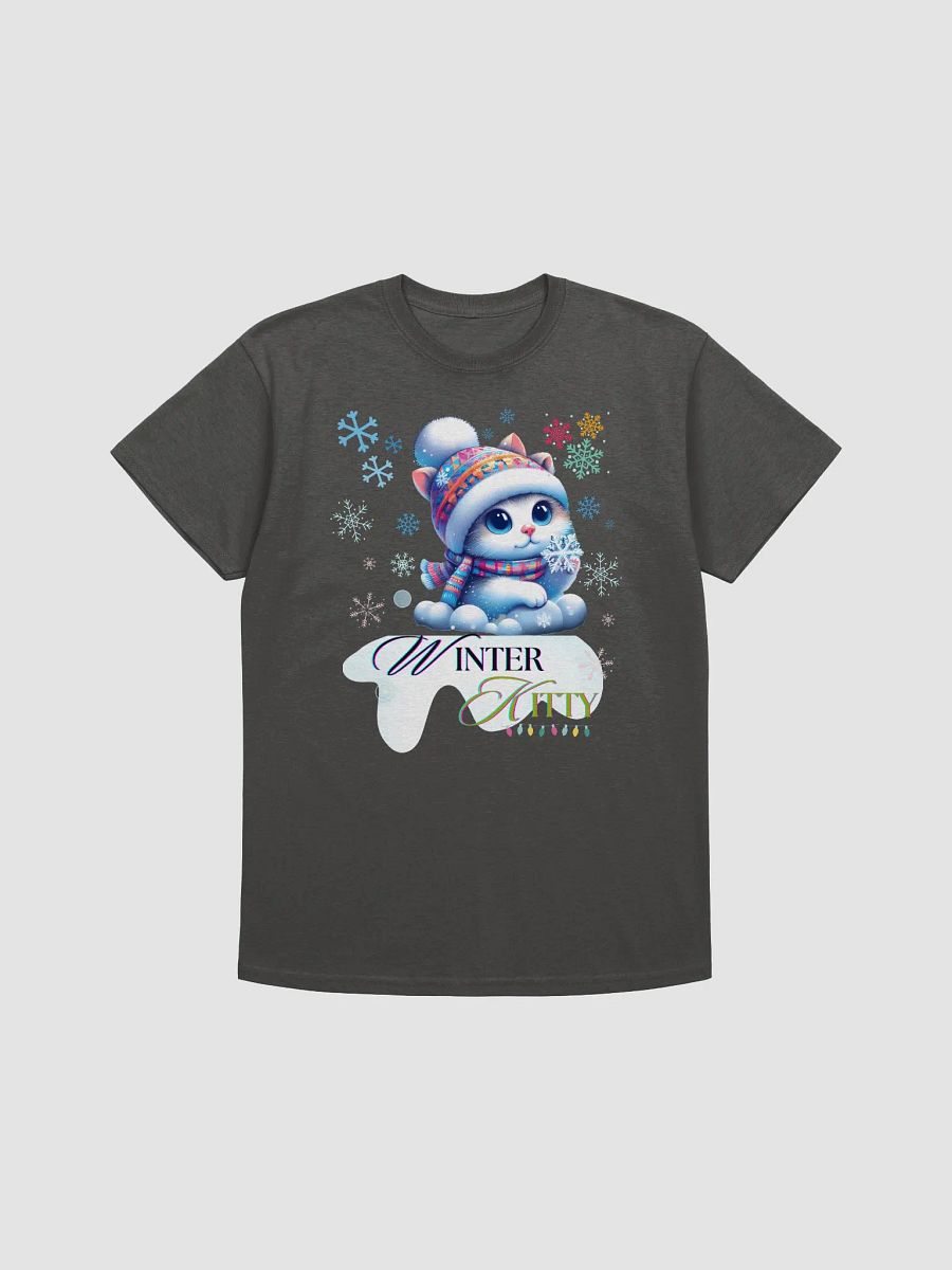 Winter Kitty design _Gildan Heavyweight T-Shirt product image (1)