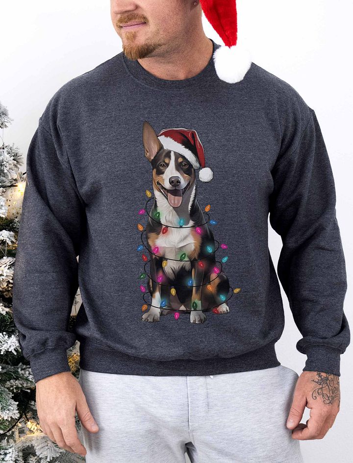 Funny Basenji(Tricolor) Christmas Sweatshirt for Basenji Paw-rents product image (1)