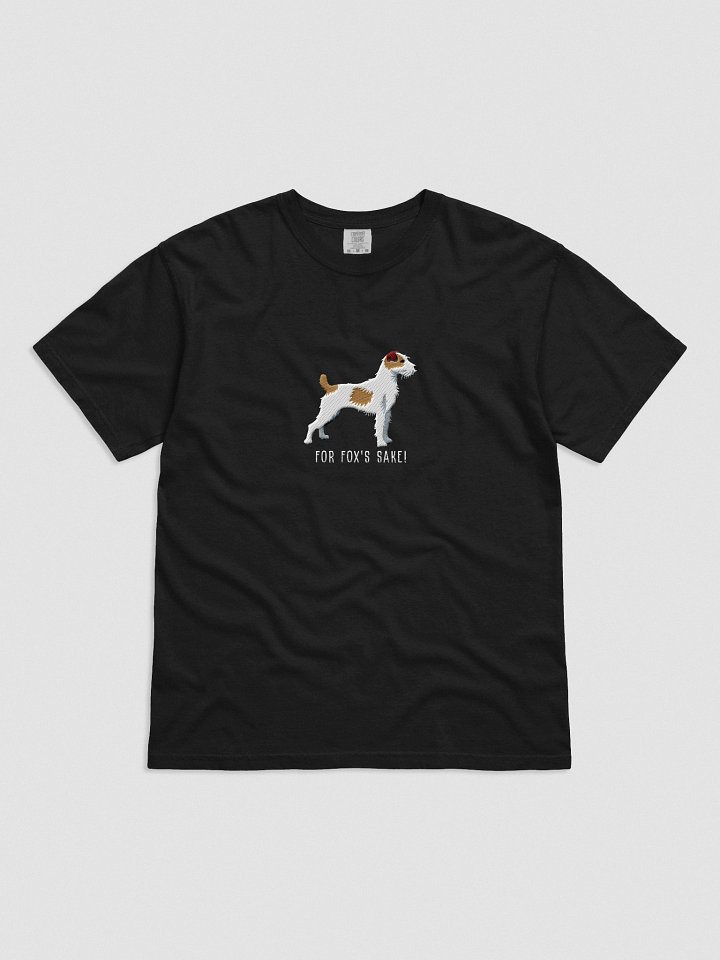 For Fox's Sake! T-Shirt(Embroidered) of a Parson Russell Terrier(Brown & White) product image (3)