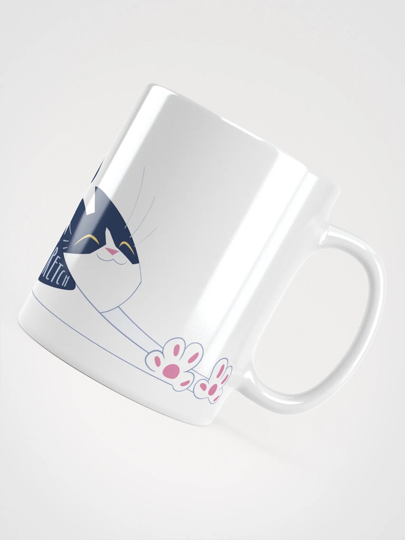 Biiiiiig Stretch Mishka Mug White Glossy product image (4)