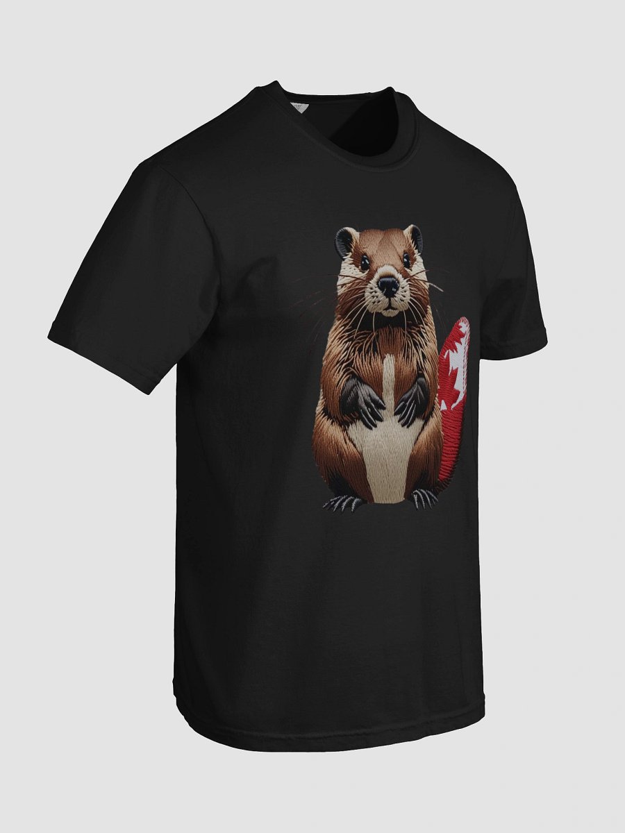 Canadian Beaver Embroidered Patch Tee product image (88)