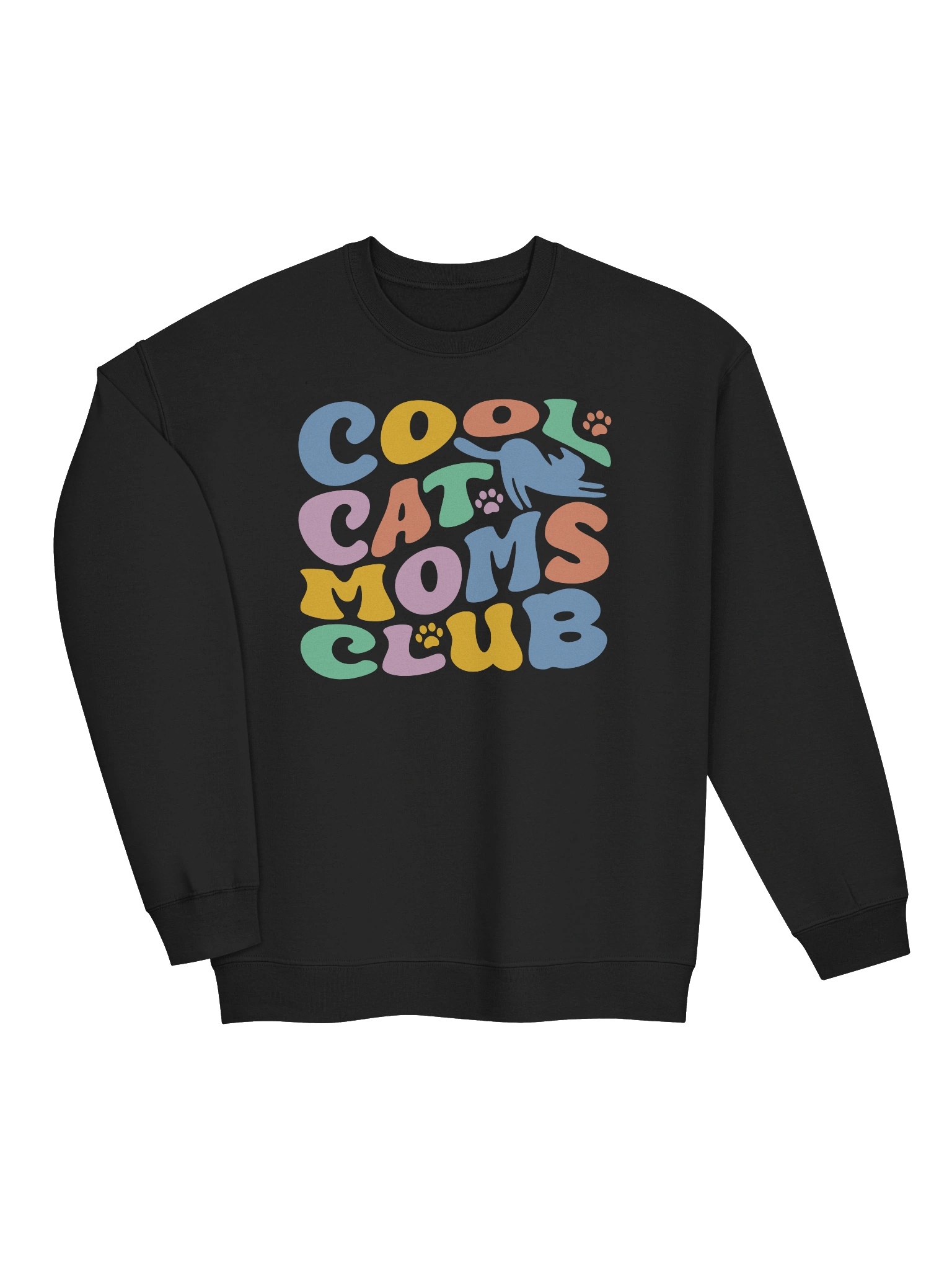 Cool Cat Moms Club 2 - Unisex Adult Sweatshirt product image (3)