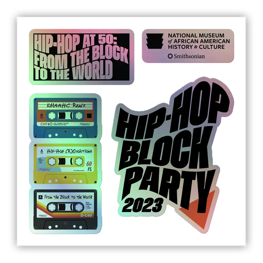 HipHop Block Party Sticker Sheet NMAAHC Best of Collection